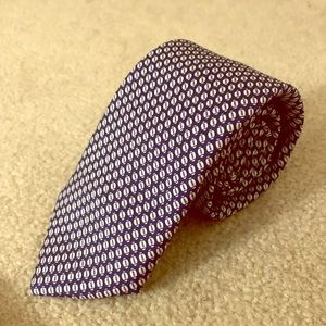 Navy Blue Football Tie
